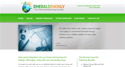 Desktop Screenshot of emeraldenergync.com